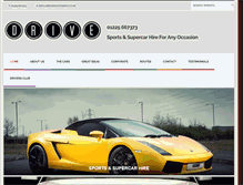 Tablet Screenshot of drivesouthwest.co.uk